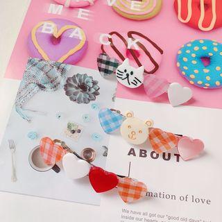 Acrylic Heart / Bear / Cat Hair Clip
