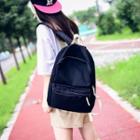 Luminous Stitched Canvas Backpack