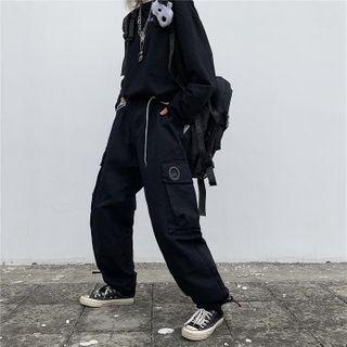 Cargo Straight Leg Jeans