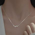 Gingko Necklace 1 Pc - Silver - One Size
