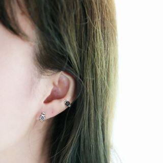 925sterling Silver Crystal Earrings