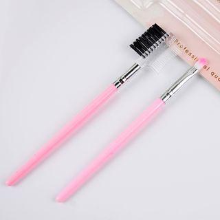 Double-ended Eyebrow Brush + Eyebrow Sweep Random Colors - One Size