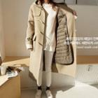 Handmade Wool Blend Duffle Coat & Vest Liner