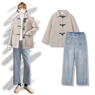 Duffle Jacket / Straight-cut Jeans