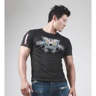 Beast Print Muscle-fit T-shirt