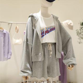 Zip Hoodie / Shorts / Set