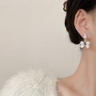 Bow & Handbag Asymmetrical Alloy Dangle Earring E4559 - 1 Pair - Gold - One Size
