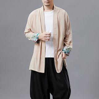 Embroidered Open-front Hanfu Jacket