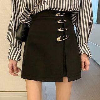 High-waist Inset Shorts Dress