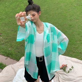 Pocket Detail Hooded Light Jacket