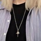 Alloy Cross Pendant Necklace As Shown In Figure - 65cm