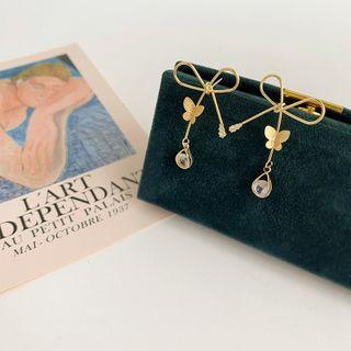 Bow Earring Gold - One Size