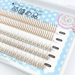 False Eyelashes Fish Tail - Caramel - 1cm