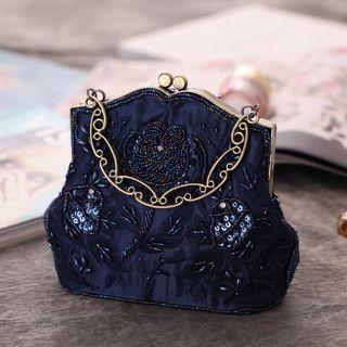 Rhinestone Clipframe Handbag