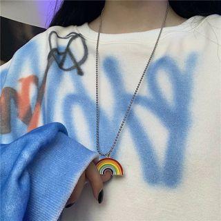 Rainbow Necklace Cloud - Rainbow - One Size
