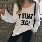 Think Big! Lettering T-shirt