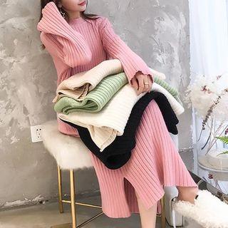 Midi Ribbed Sweater Dress
