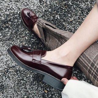 Tassel Patent Leather Loafers