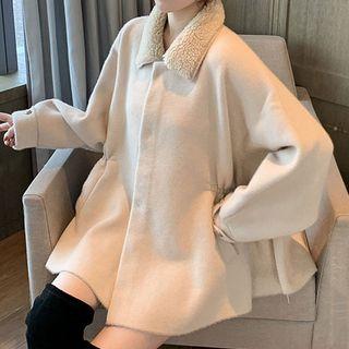 Collared Snap Button Jacket