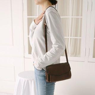 Pleather Envelope Cross Bag