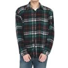 Plus Size Wool Blend Plaid Shirt