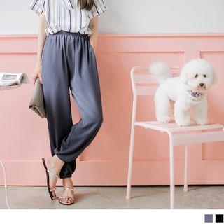 Elastic Waist Jogger Pants