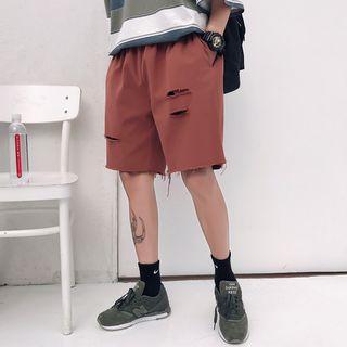 Slashed Bermuda Shorts