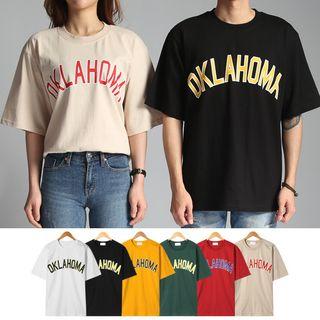 Couple Oklahoma Printed T-shirt