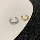 Set Of 2: Ear Cuff Set Of 2 - Gold & Silver - One Size