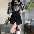 Wrap A-line Skort / Short-sleeve T-shirt