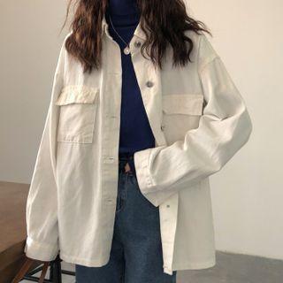 Pocket Detail Demin Jacket