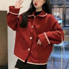 Button Jacket Jacket - Red - One Size