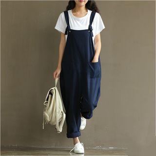 Pocketed Baggy Jumper Pants