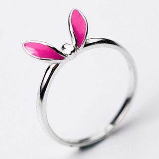 925 Silver Rabbit Ear Ring