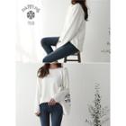 Crew-neck Napped Lining T-shirt