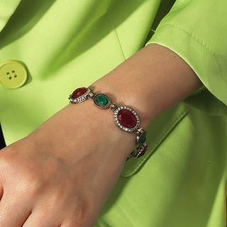 Faux Crystal Rhinestone Bracelet