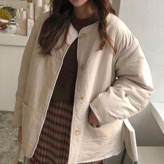 Two-way Fleece-lined Coat
