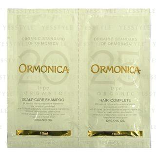 Ormonica - Hair Care Trial Set: Scalp Care Shampoo 10ml + Hair Complete 10ml 2 Pcs