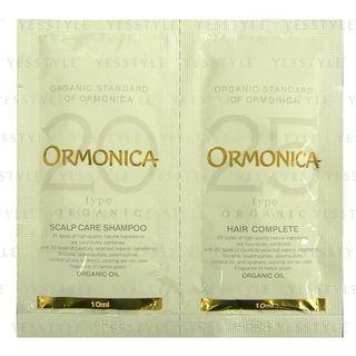 Ormonica - Hair Care Trial Set: Scalp Care Shampoo 10ml + Hair Complete 10ml 2 Pcs