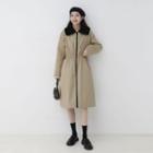 Long-sleeve Fleece-lined Midi Dress
