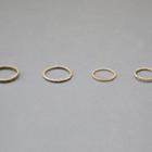 Twisted Slim Ring Set (4 Pcs) Gold - One Size