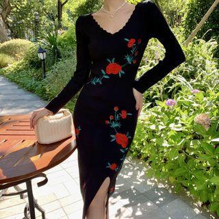 Floral Midi Sheath Dress (various Designs)