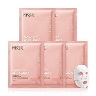 Neogen - Probiotics Relief Mask Set 25g X 5 Pcs