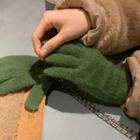 Fuzzy Knit Gloves
