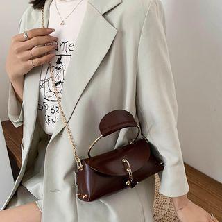 Mini Hoop Handle Chain Crossbody Bag