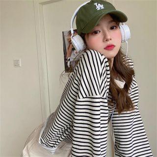 Striped Pullover Off-white - One Size