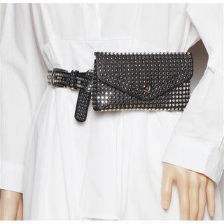 Rivet Pouch Belt