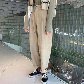 Straight Fit Corduroy Pants