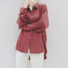 Plain Shirt Vintage Red - One Size