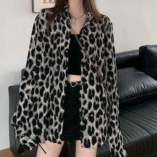 Leopard Print Shirt / Short-sleeve Shirt